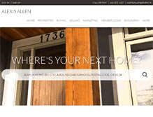 Tablet Screenshot of alexisallenrealty.com